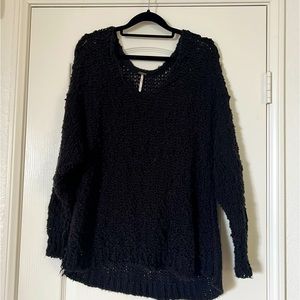 Free People chunky knit oversized sweater